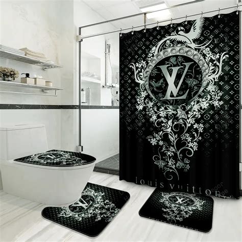 cheap louis vuitton bathroom set|louis vuitton shower curtain set.